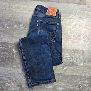 Men’s Levi’s 559 Relaxed Straight Jeans – W33 L32 – Dark Blue Denim